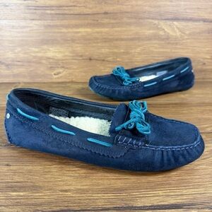 UGG ‘Meena’ Slippers Women’s Size 8 Suede Flats Loafers Shoes